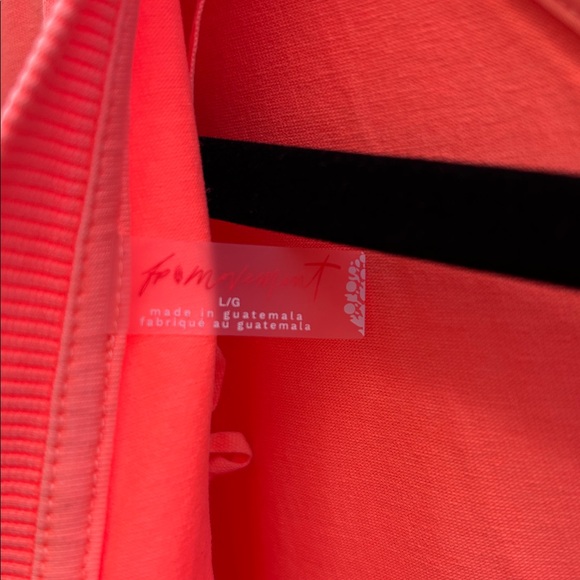 Free People Movement Hot Shot Tee Romper in Neon Coral - Picture 7 of 8